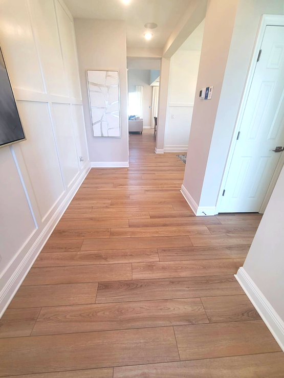 Hallway Hardwood Installation
